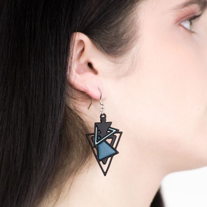 Kheops Earrings Black