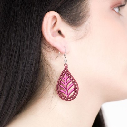 India Earrings Pink