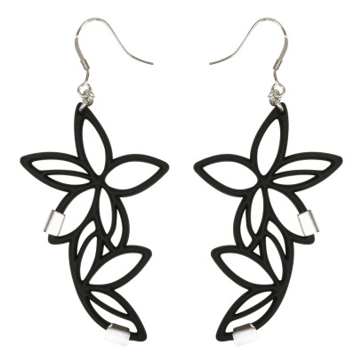 Boucles D'Oreilles Maui Noir