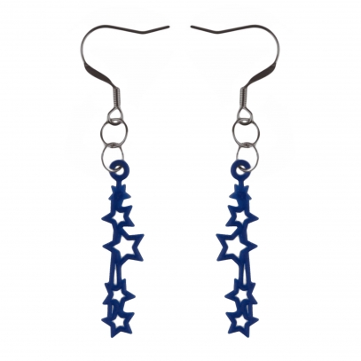Stars Earrings bleu