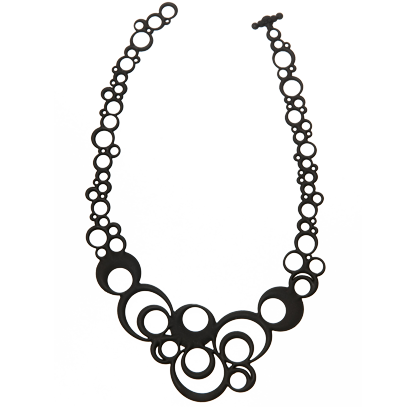 Night Bubbles Necklace Black