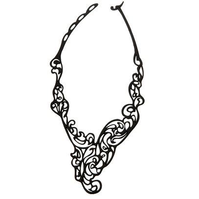 Baroco Necklace, Black