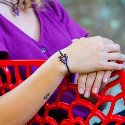 Bermudes Bracelet Red and Purple