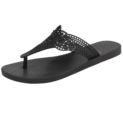 Black India Flip-flops