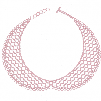 Colette (Peter Pan Colar) Necklace, Lilac