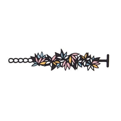 Pulseira Flora Negra