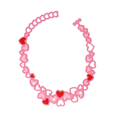 Collier Petit Batucada Love rose