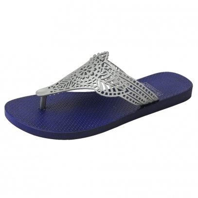 Blue and grey India Flip-flops