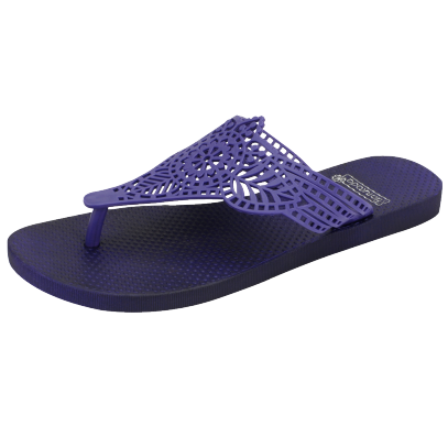 purple flip flops with rhinestones