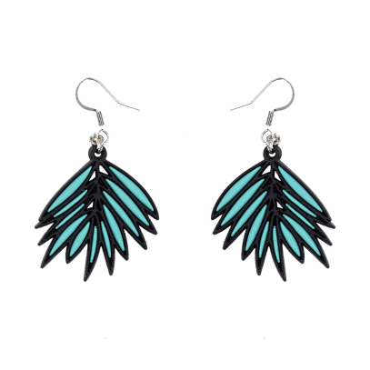 Boucles d'Oreilles Waimea Noires