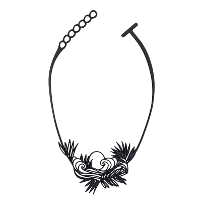 Collier Waimea Noir